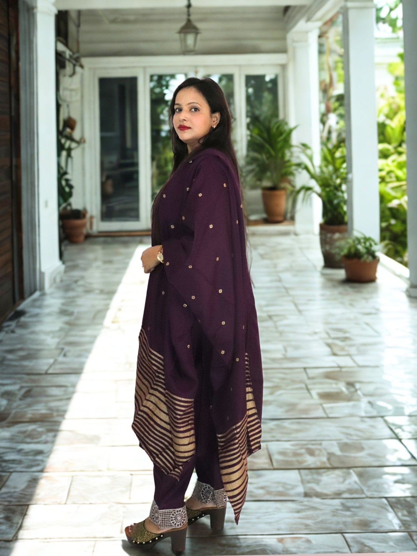 Women Viscose Embroidered Kurta And Pant Set With Dupatta, Kurta Set