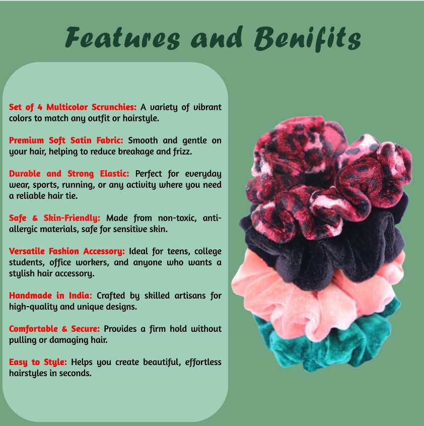 Scrunchies Set of 4