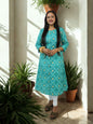 Women Cotton Floral Print A-Line Kurta for Women